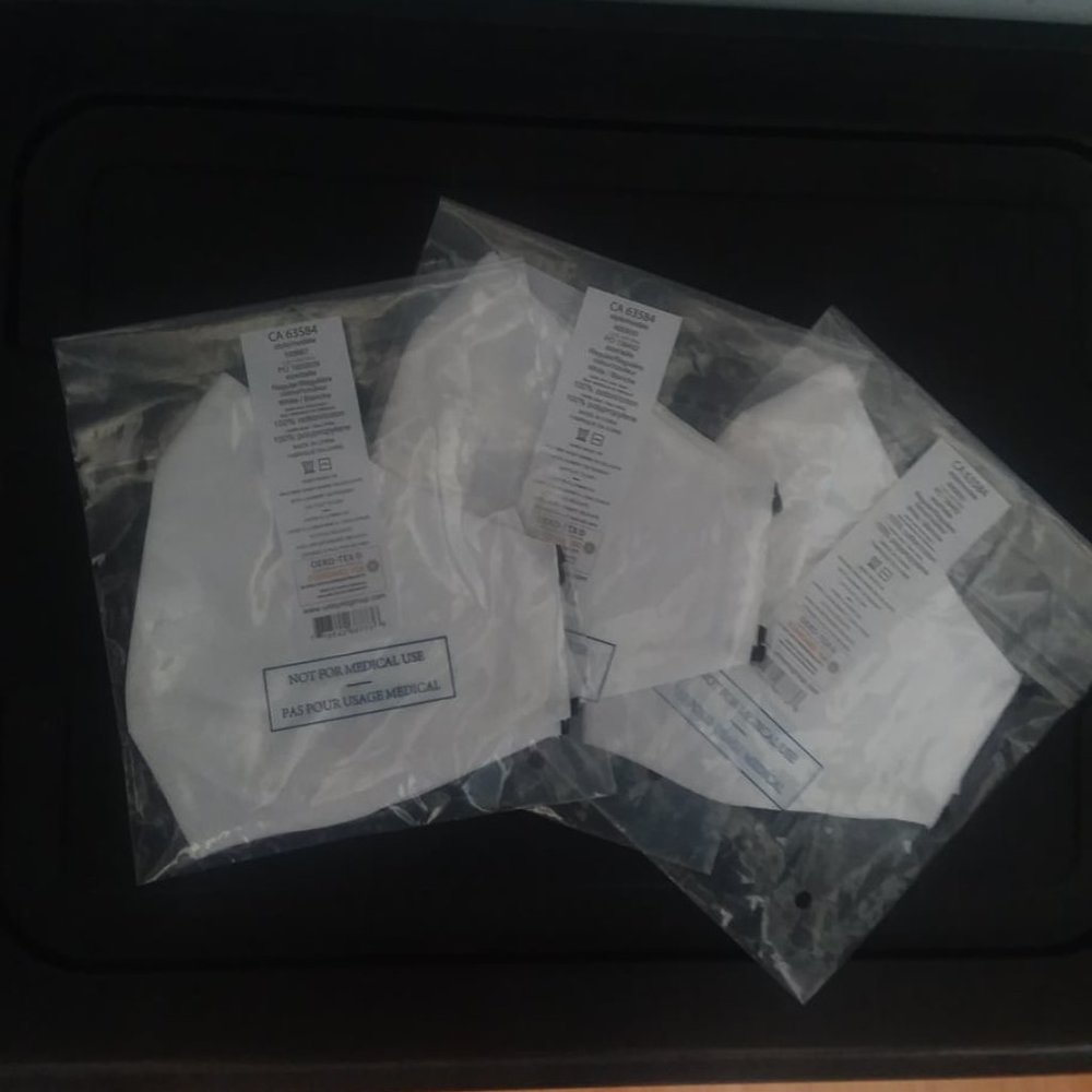 3 for $15, 1 for $5 Oeko-Tex Standard 100 Reusable Face Masks 3 ply with filter